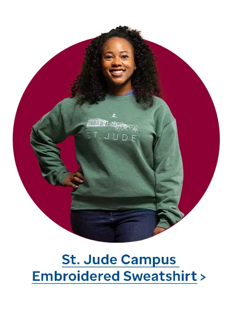 St. Jude Campus Embroidered Sweatshirt